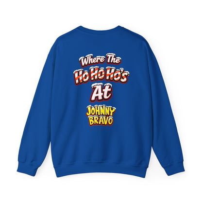 Johnny B 'Sleighin' Hearts' Crewneck Sweatshirt — Where the Ho-Ho-Ho's At