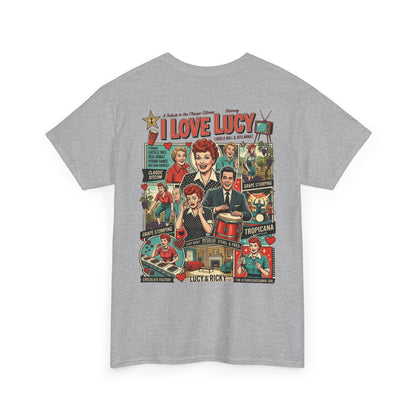 I Love Lucy Retro Collage T-Shirt
