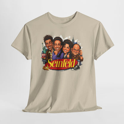 Seinfeld Cast Retro TV Logo Tee