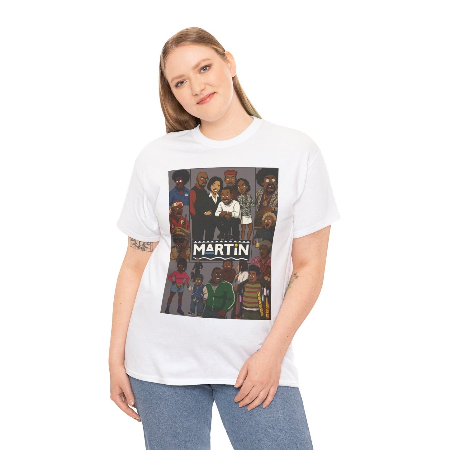 Vintage Martin T-Shirt - Unisex Heavy Cotton Tee for Nostalgic Fans