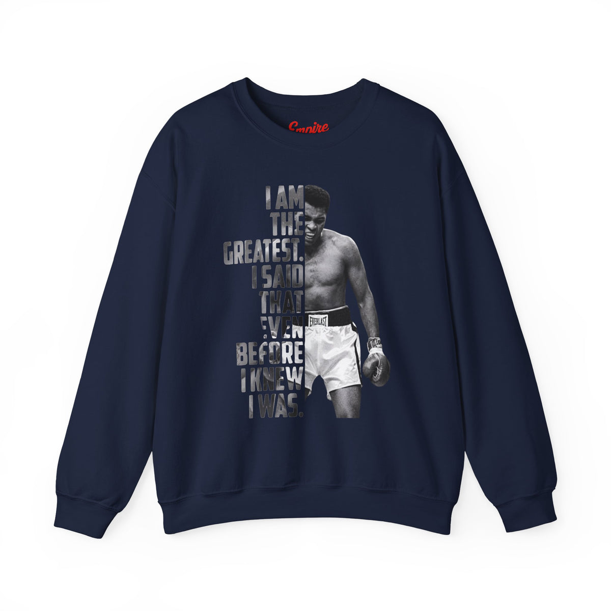 Boxing Champion 'I Am The Greatest' Crewneck Sweatshirt