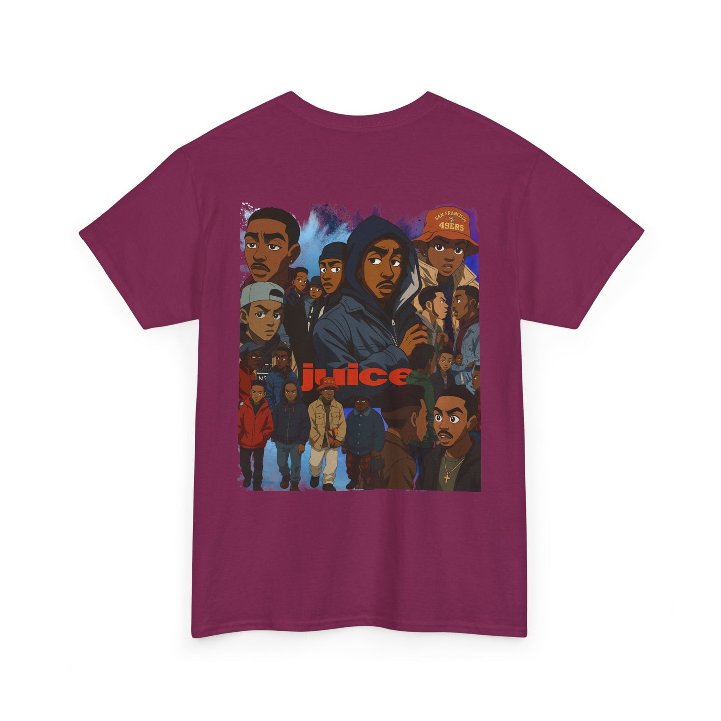 Juice Movie Tribute Unisex Heavy Cotton Tee - Vintage Graphic Tee for Hip-Hop Fans