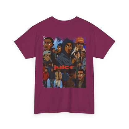 Juice Movie Tribute Unisex Heavy Cotton Tee - Vintage Graphic Tee for Hip-Hop Fans