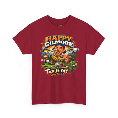 Happy Gilmore Golf T-Shirt — Vintage Funny Movie Golf Tee (‘Tap It In’ Design)