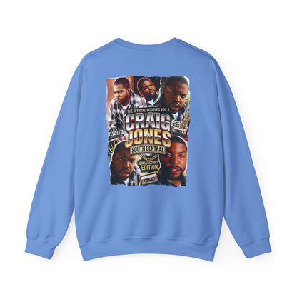 Craig Jones South Central Crewneck Sweatshirt — Retro Hip Hop Graphic Pullover