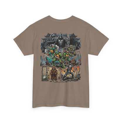 Teenage Mutant Ninja Turtles Graphic Tee — Retro Comic Backprint