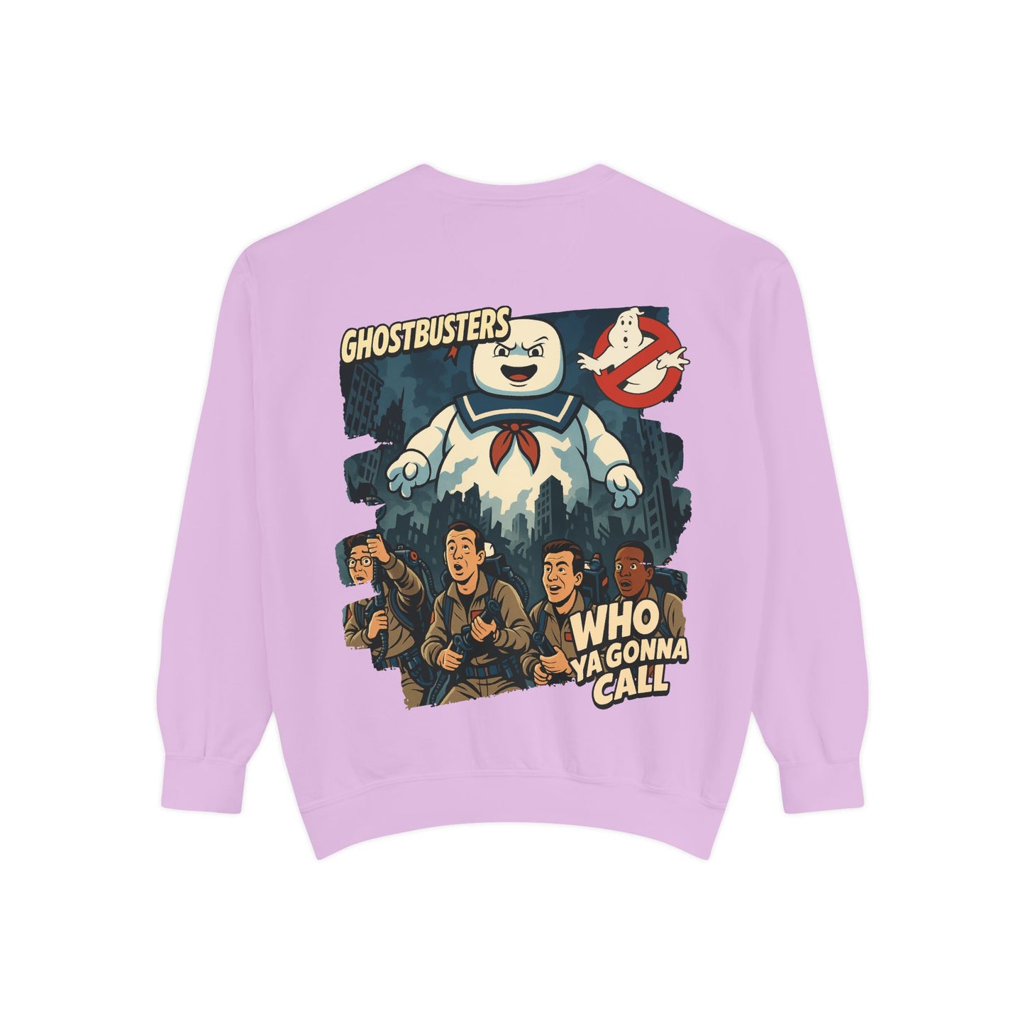 Ghostbusters Sweatshirt — Who Ya Gonna Call Vintage Graphic Crewneck