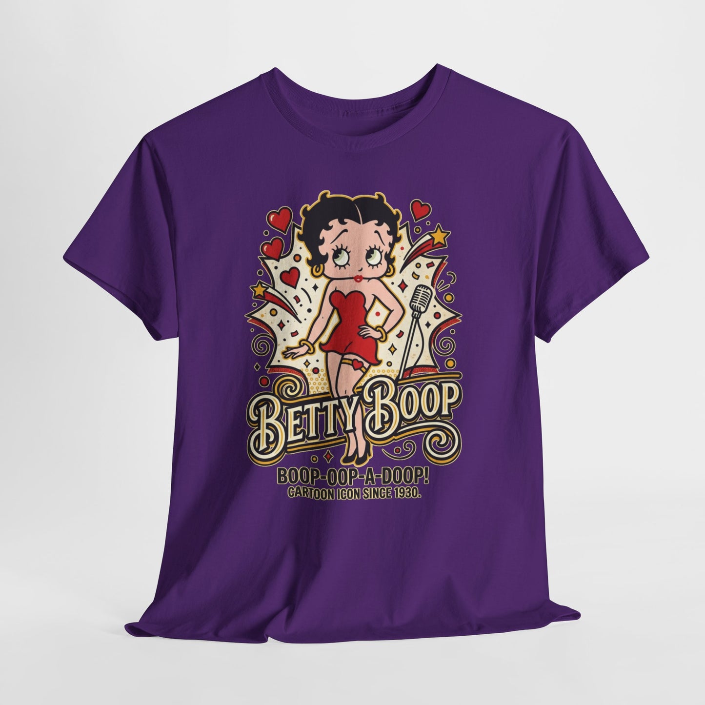 Betty Boop Retro Graphic Tee – "Boop-Oop-A-Doop" Vintage Cartoon Shirt