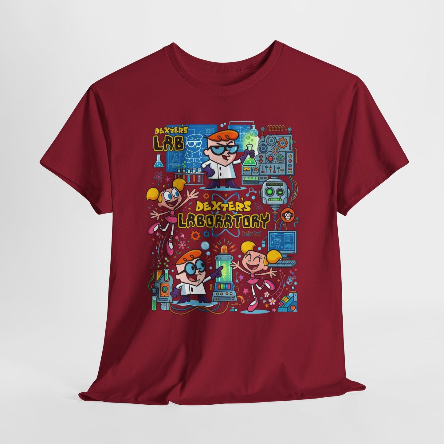 Dexter’s Laboratory Cartoon Tee — Retro Kids’ Science Lab Graphic T-Shirt