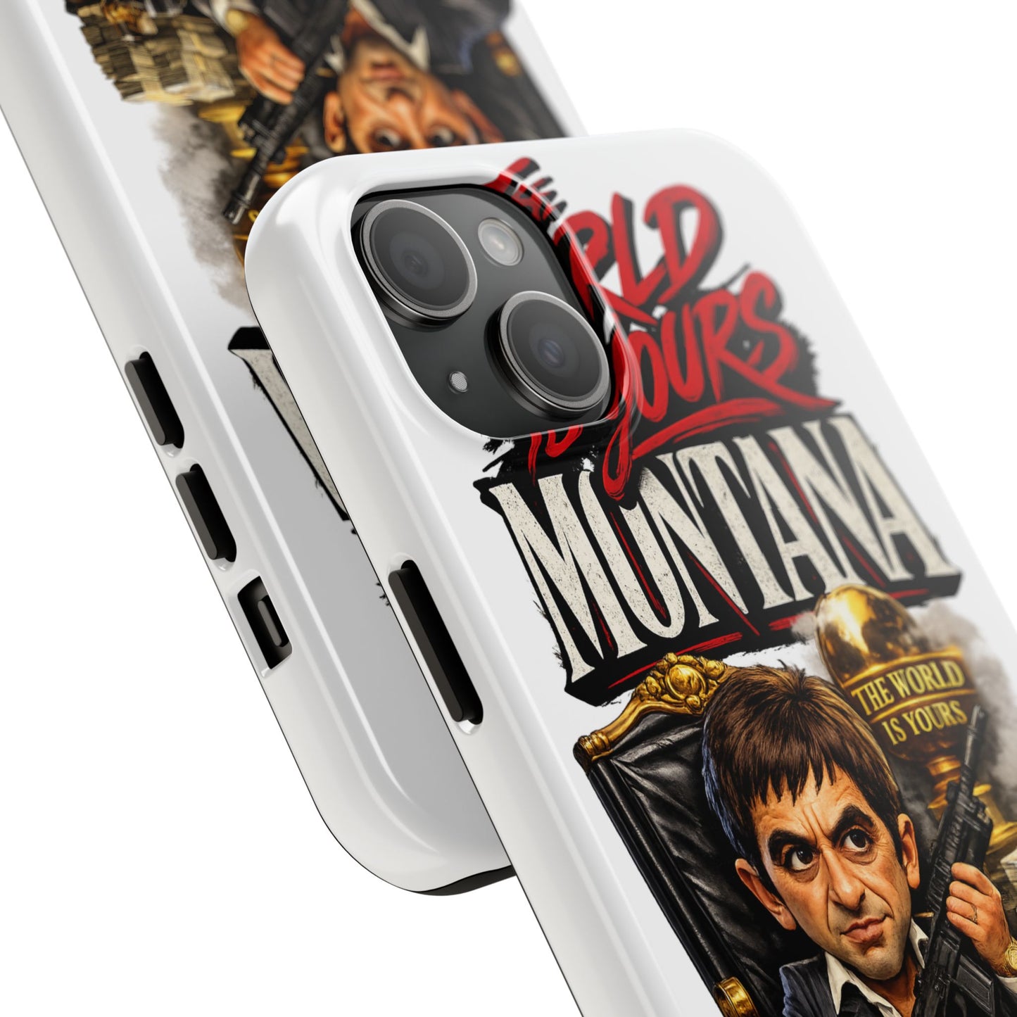 Tony Montana "The World Is Yours" Vintage Caricature Tough Phone Case