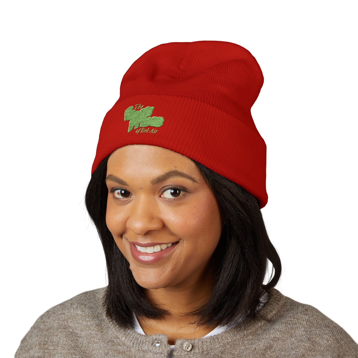 Embroidered Fresh Prince  Beanie — Cozy Cuffed Knit Hat