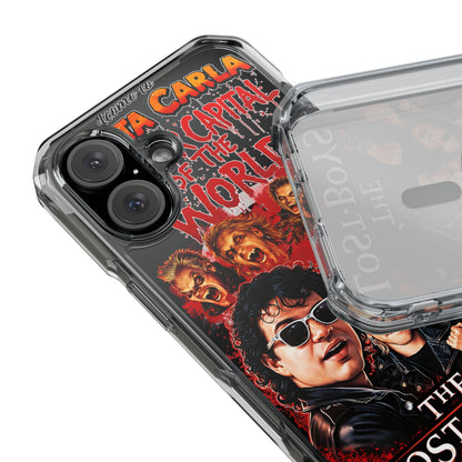 The Lost Boys Clear Magnetic Phone Case – Retro Vampire Movie Collage