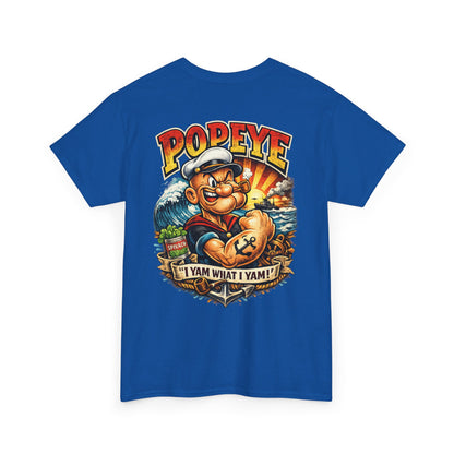 Popeye Graphic Tee — "I Yam What I Yam" Vintage Cartoon T-Shirt