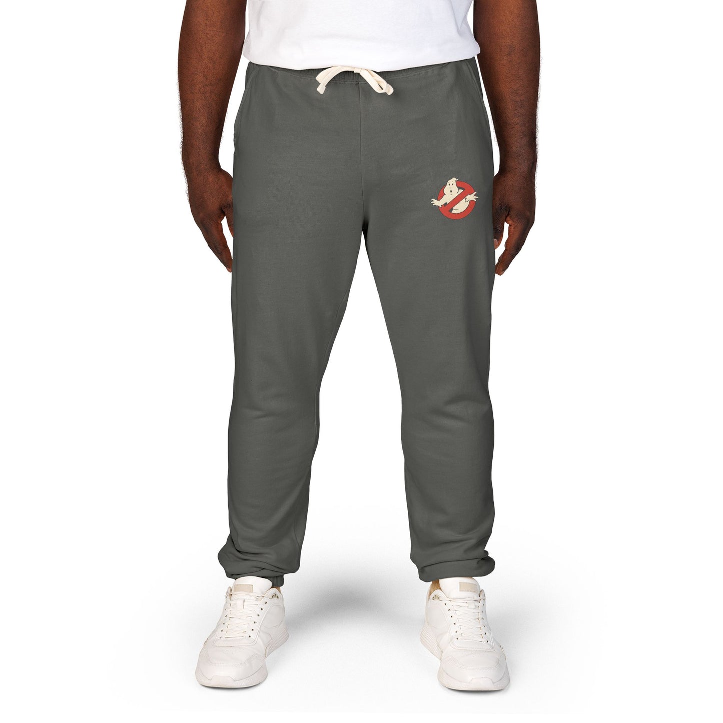 Ghostbusters Logo Sweatpants — Fleece Joggers with Ghost Emblem