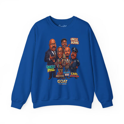 Cartoon Vintage GOAT TV Dad Crewneck Sweatshirt