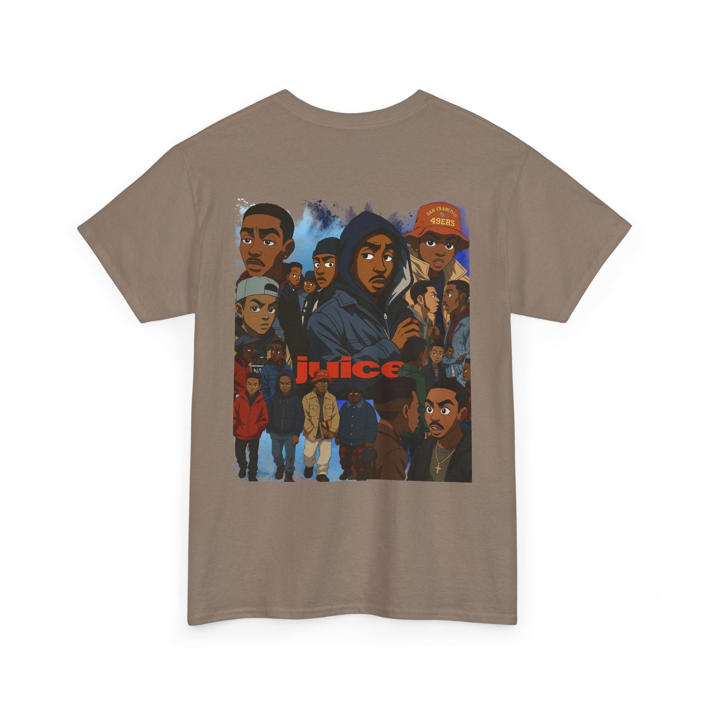 Juice Movie Tribute Unisex Heavy Cotton Tee - Vintage Graphic Tee for Hip-Hop Fans