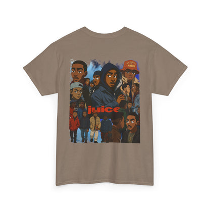 Juice Movie Tribute Unisex Heavy Cotton Tee - Vintage Graphic Tee for Hip-Hop Fans