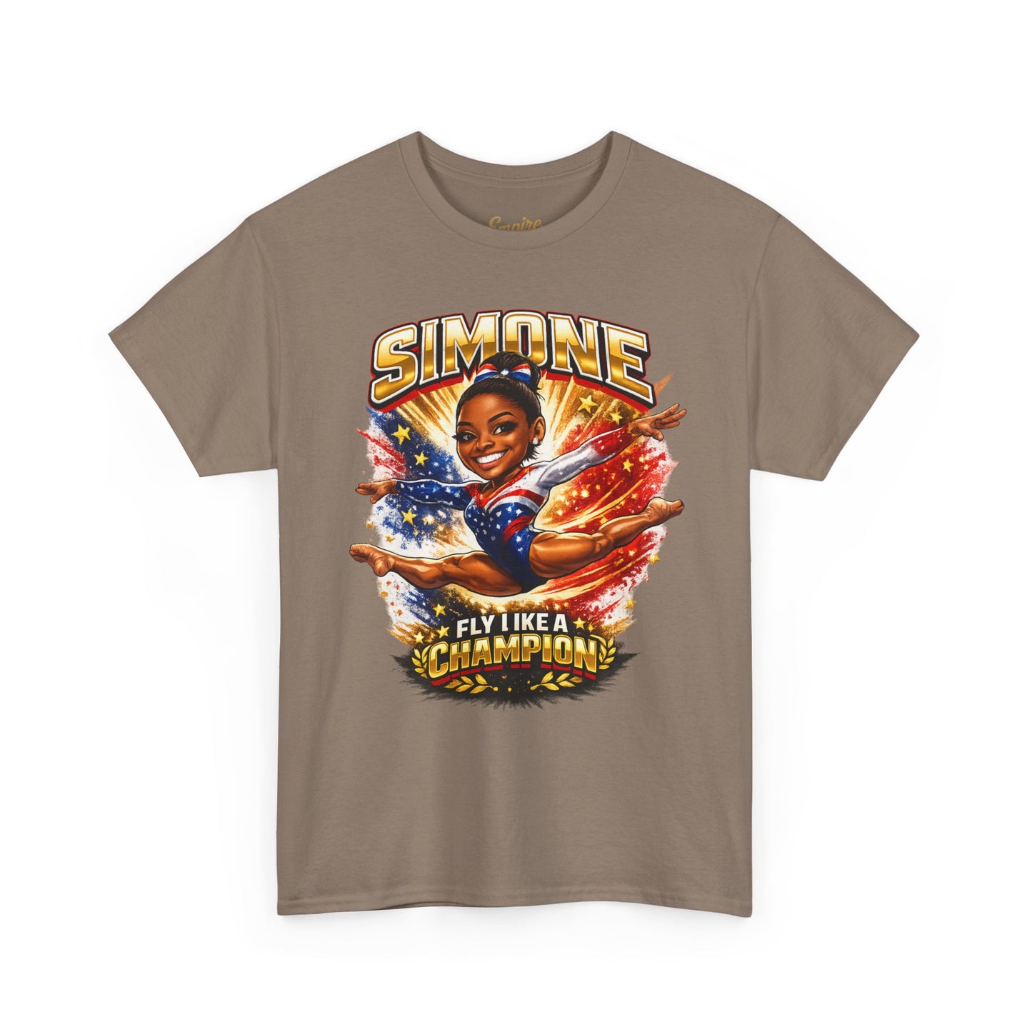 Simone Champion Gymnastics T-Shirt — "Fly Like a Champion" Tribute Tee