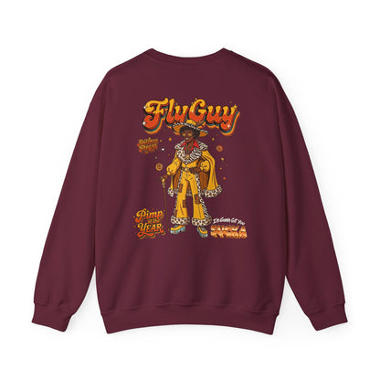 Fly Guy "Pimp Of The Year" Vintage Streetwear Crewneck Sweatshirt