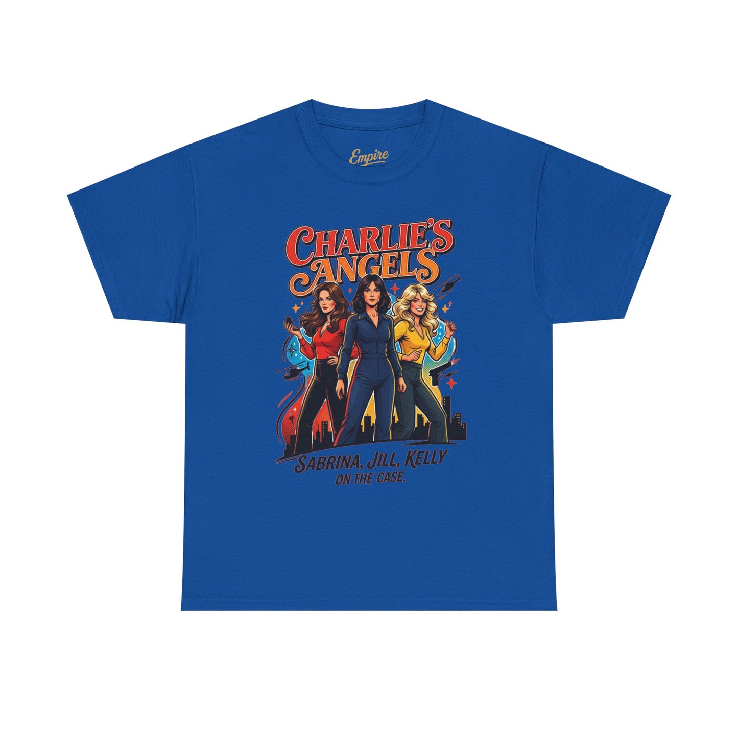 Charlie’s Angels Graphic Tee — Sabrina, Jill, Kelly Retro Movie Shirt