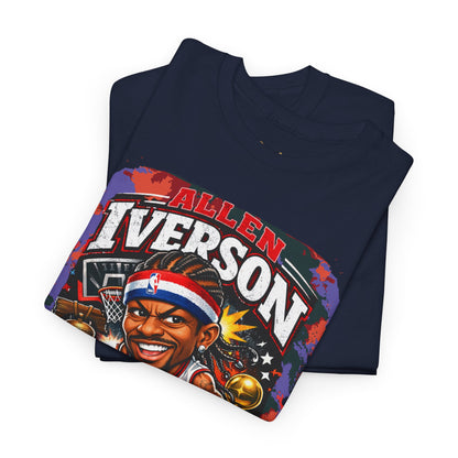 Philly Legend Basketball Tee — Iverson Retro Graphic Shirt