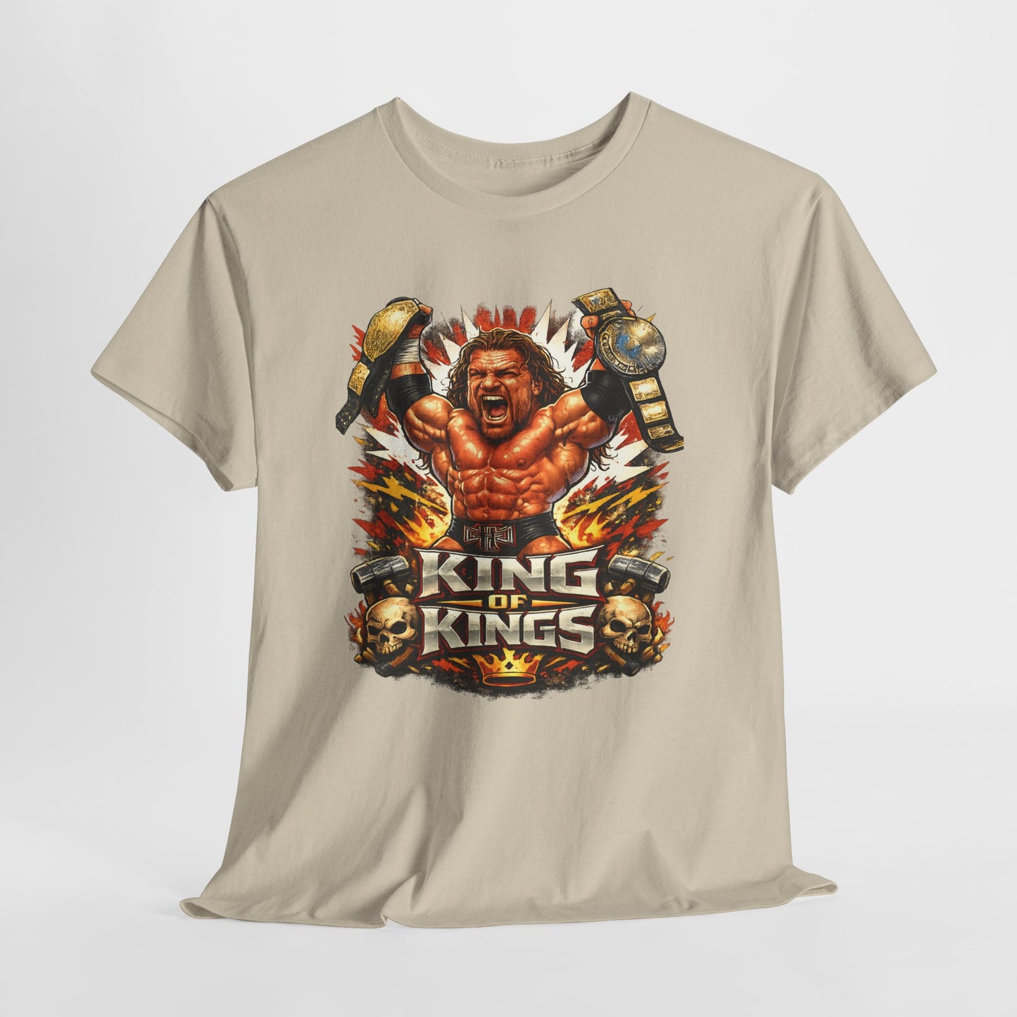 King of Kings Tee - Retro Wrestling Champion Graphic T-Shirt