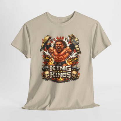 King of Kings Tee - Retro Wrestling Champion Graphic T-Shirt
