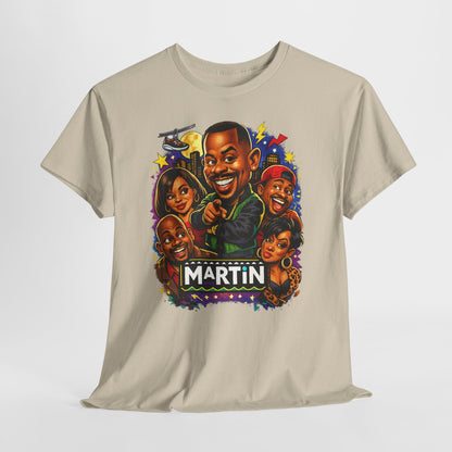 Martin TV Show Caricature T-Shirt – Retro 90s Sitcom Tribute Tee