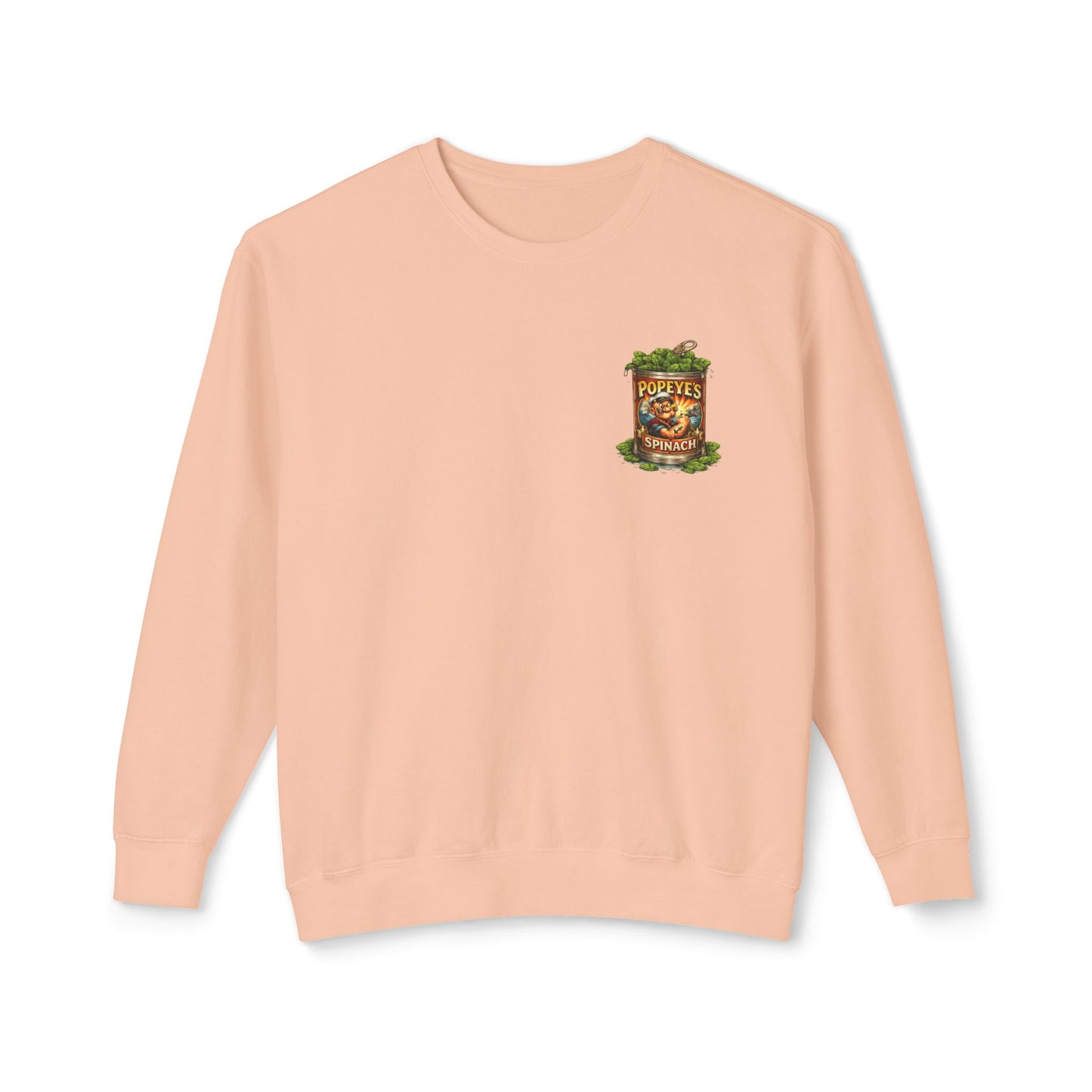Popeye Graphic Crewneck Sweatshirt — "I Yam What I Yam" Vintage Sailor Tee