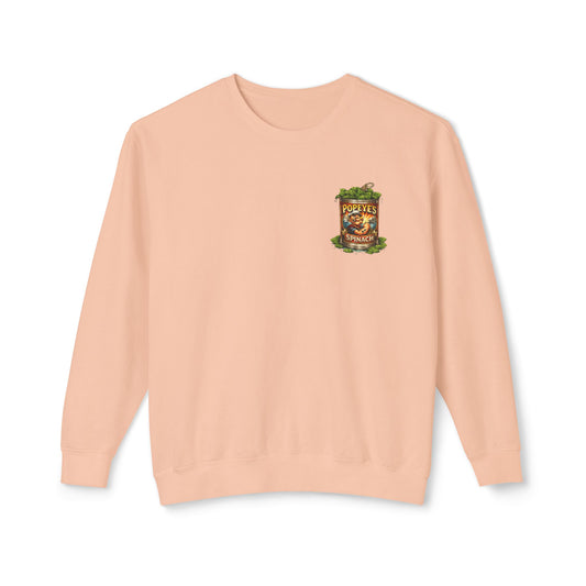 Popeye Graphic Crewneck Sweatshirt — "I Yam What I Yam" Vintage Sailor Tee