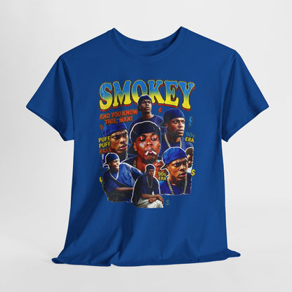 Smokey Collage T-Shirt — Retro Movie Tribute Tee