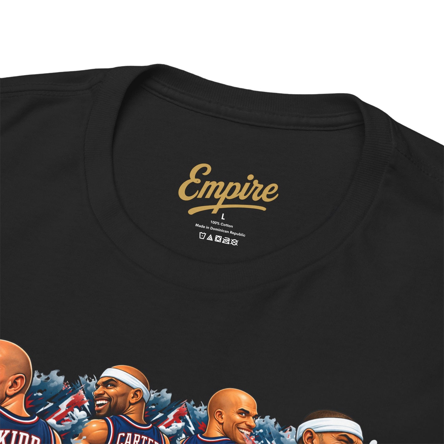 New Jersey Nets Vintage Team Collage T-Shirt — Classic NBA Legends Fan Tee