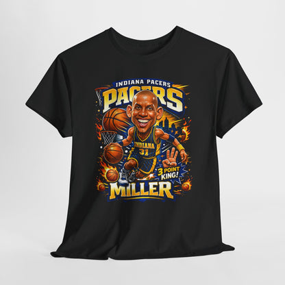 Pacers Miller 3-Point King Basketball T-Shirt