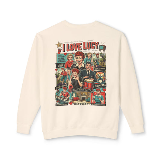 I Love Lucy Vintage Collage Sweatshirt