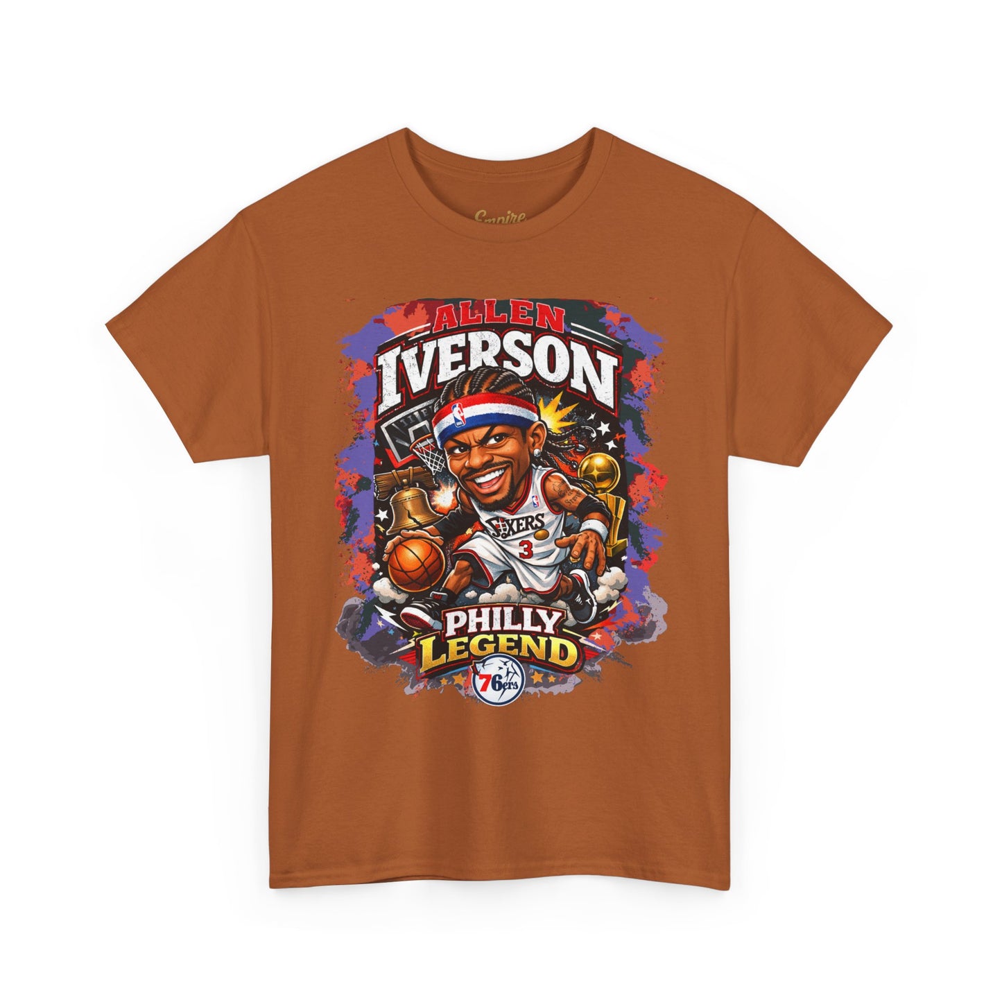 Philly Legend Basketball Tee — Iverson Retro Graphic Shirt