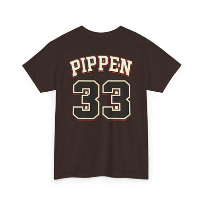 Pippen #33 Basketball Tee — Retro Chicago Bulls Scott Pippen Jersey Shirt