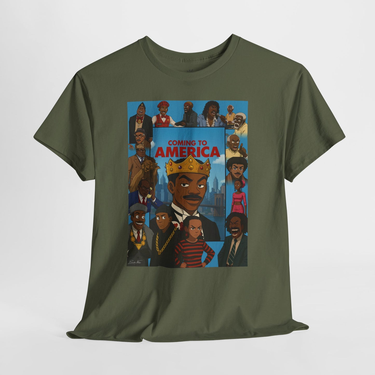 Unisex Heavy Cotton Tee - "Coming to America" Movie Tribute Shirt