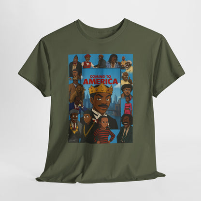 Unisex Heavy Cotton Tee - "Coming to America" Movie Tribute Shirt