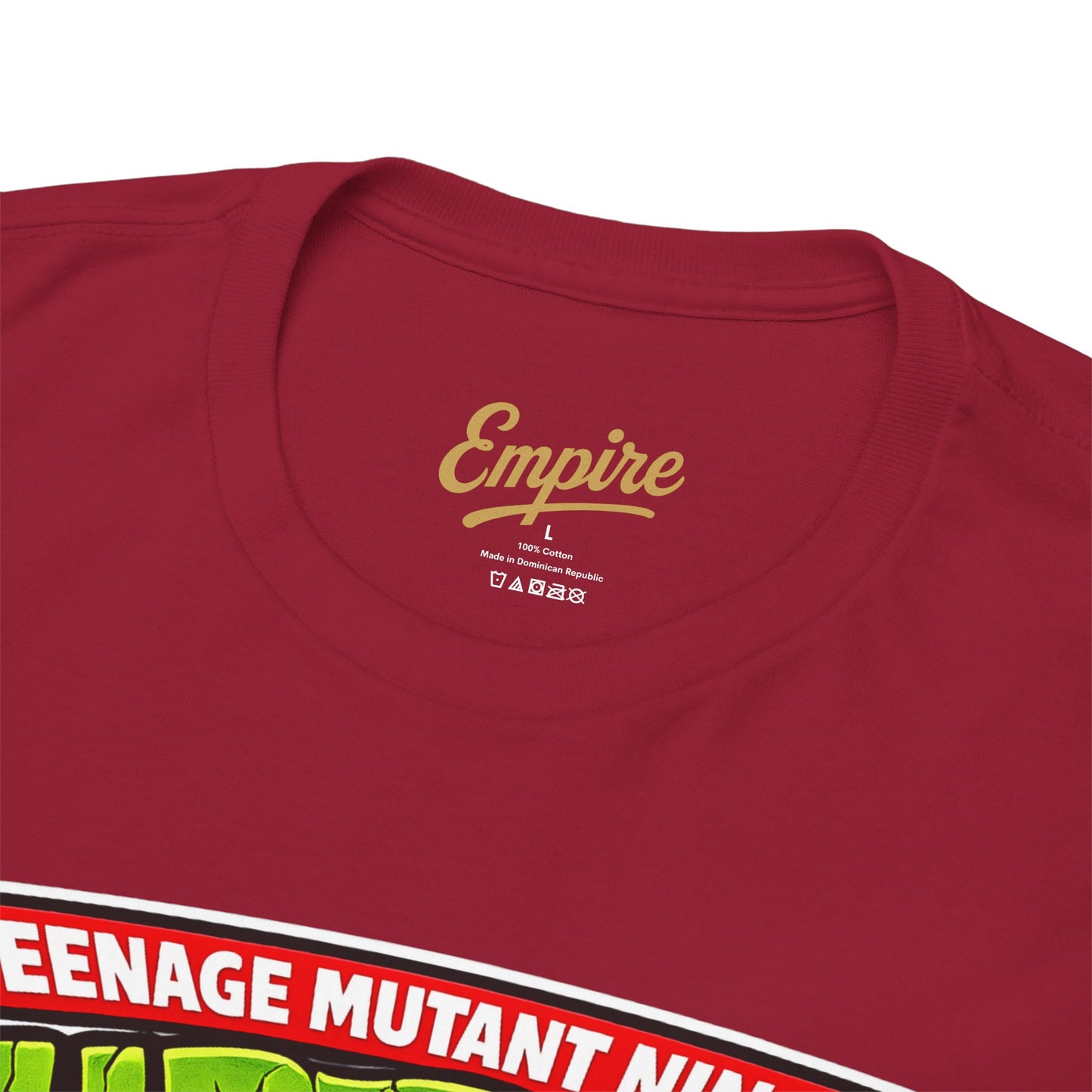 Teenage Mutant Ninja Turtles Graphic Tee — Retro TMNT Logo & Group Back Print