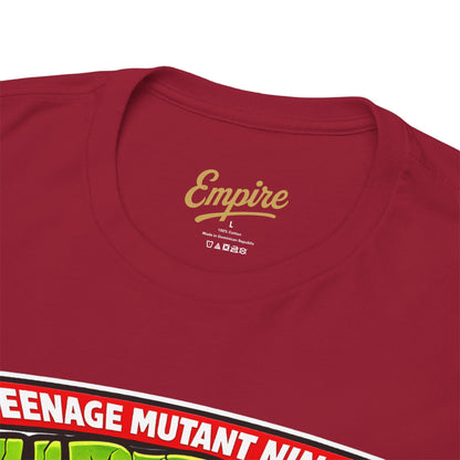 Teenage Mutant Ninja Turtles Graphic Tee — Retro TMNT Logo & Group Back Print