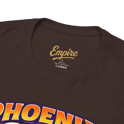 Phoenix Suns Barkley & K.J. Graphic Tee — Retro Basketball Cartoon Shirt