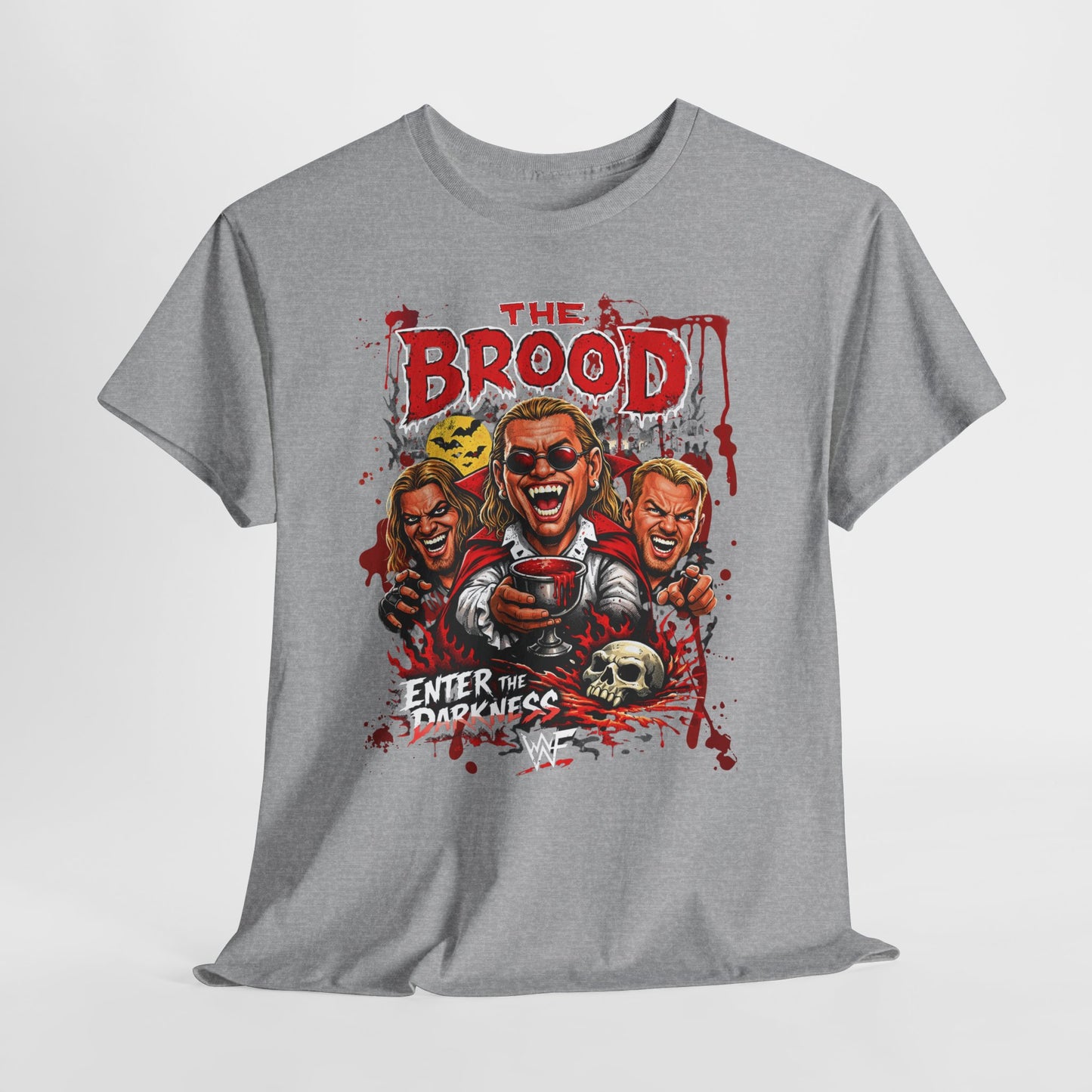 The Brood Horror Band Tee — “Enter the Darkness” Graphic T-Shirt