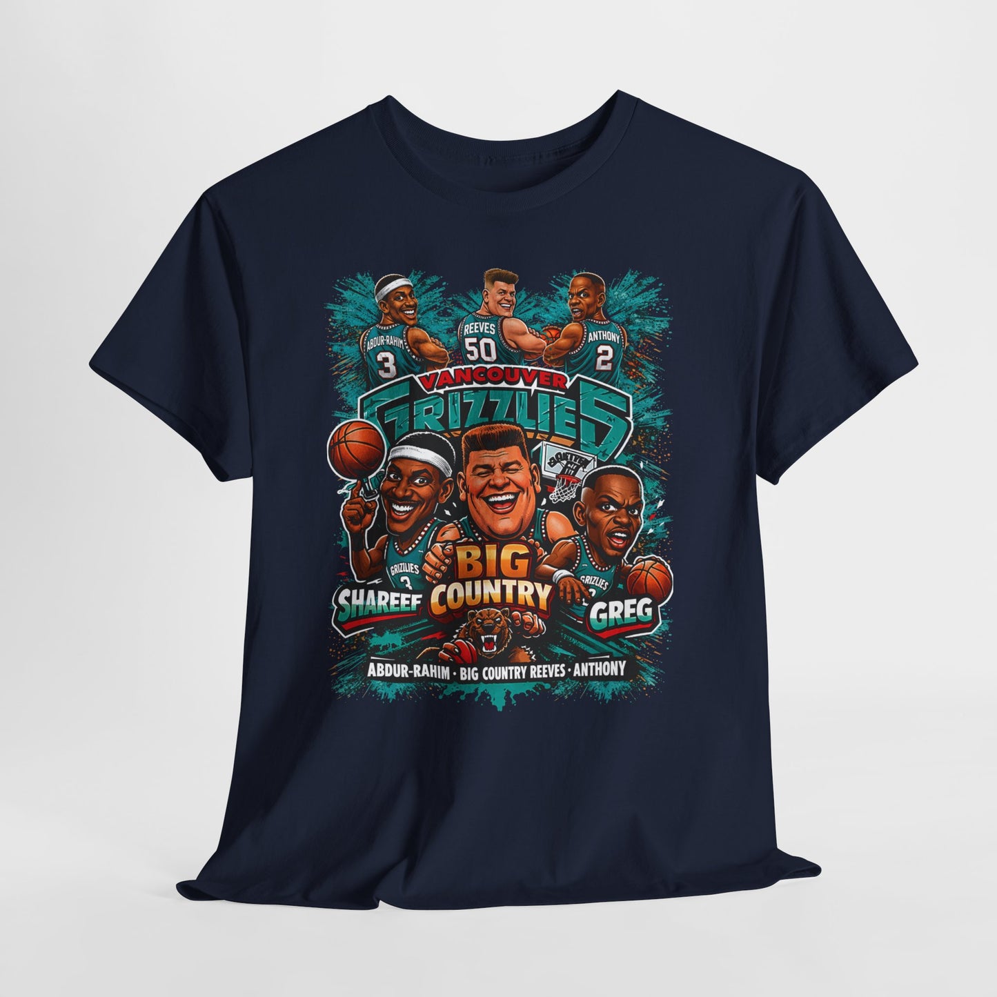 Grizzlies Big Country Basketball Tee