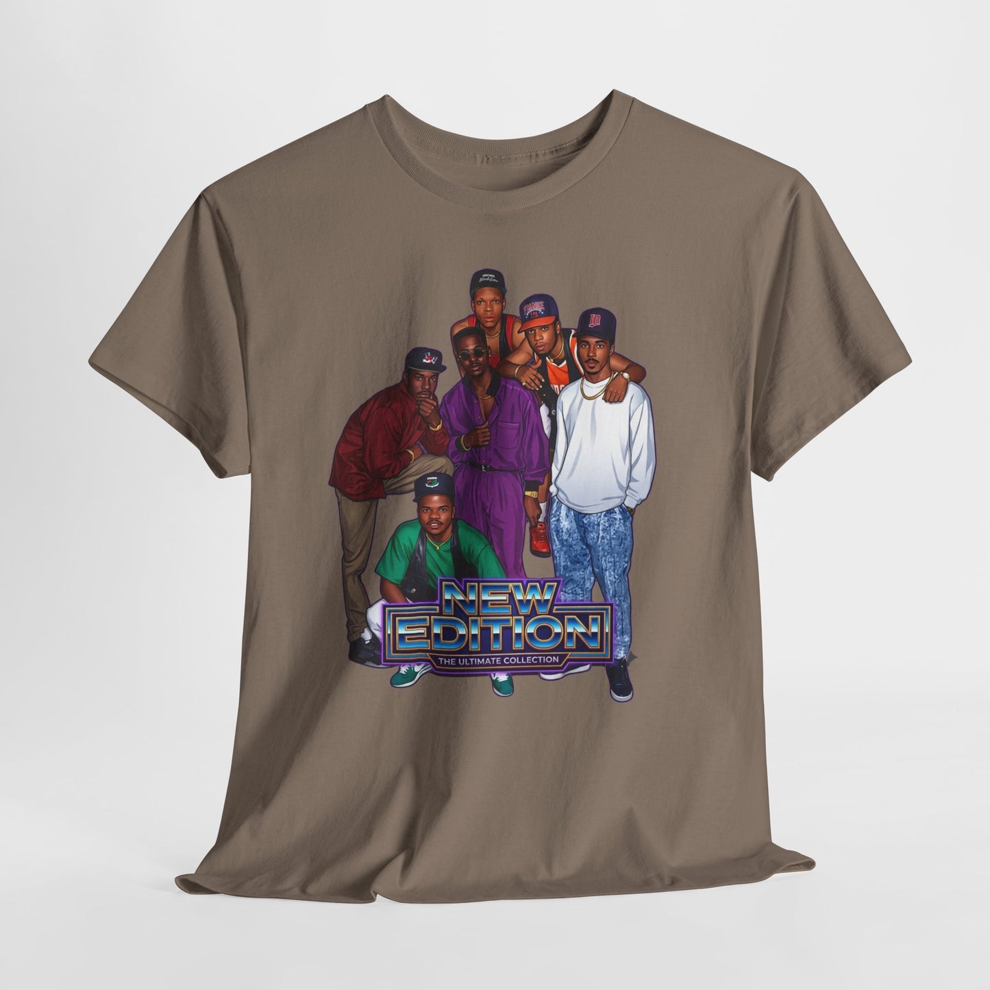 Vintage New Edition Graphic Tee – "The Ultimate Collection" Retro Portrait T-Shirt