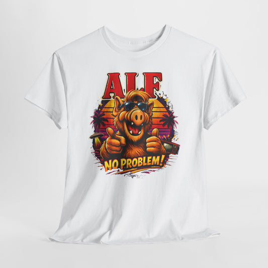 ALF “No Problem!” Graphic Tee — Retro 80s TV Character T-Shirt