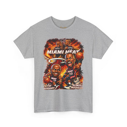 Miami Heat Retro Players Graphic Tee — Vintage Basketball Fan Shirt