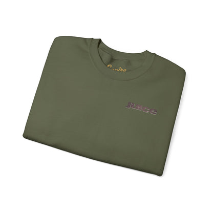 Bishop "Juice" Crewneck Sweatshirt — 'I Am Crazy But You Know What Else I Don’t Give a F**k' Graphic