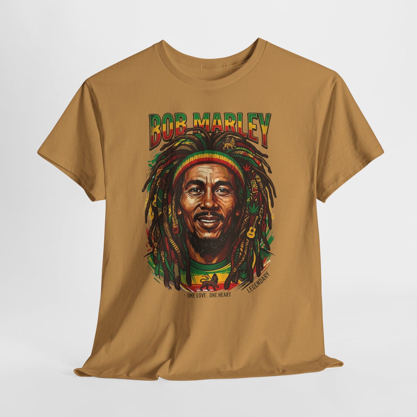 Reggae Legend Portrait Tee - Vintage Rasta Music Graphic T-Shirt
