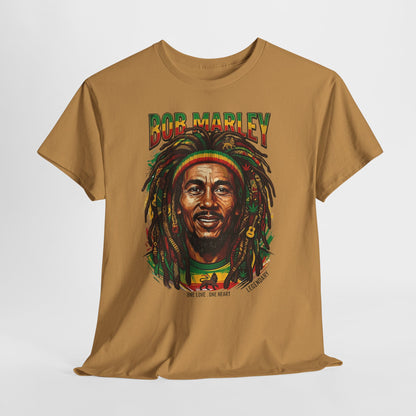Reggae Legend Portrait Tee - Vintage Rasta Music Graphic T-Shirt