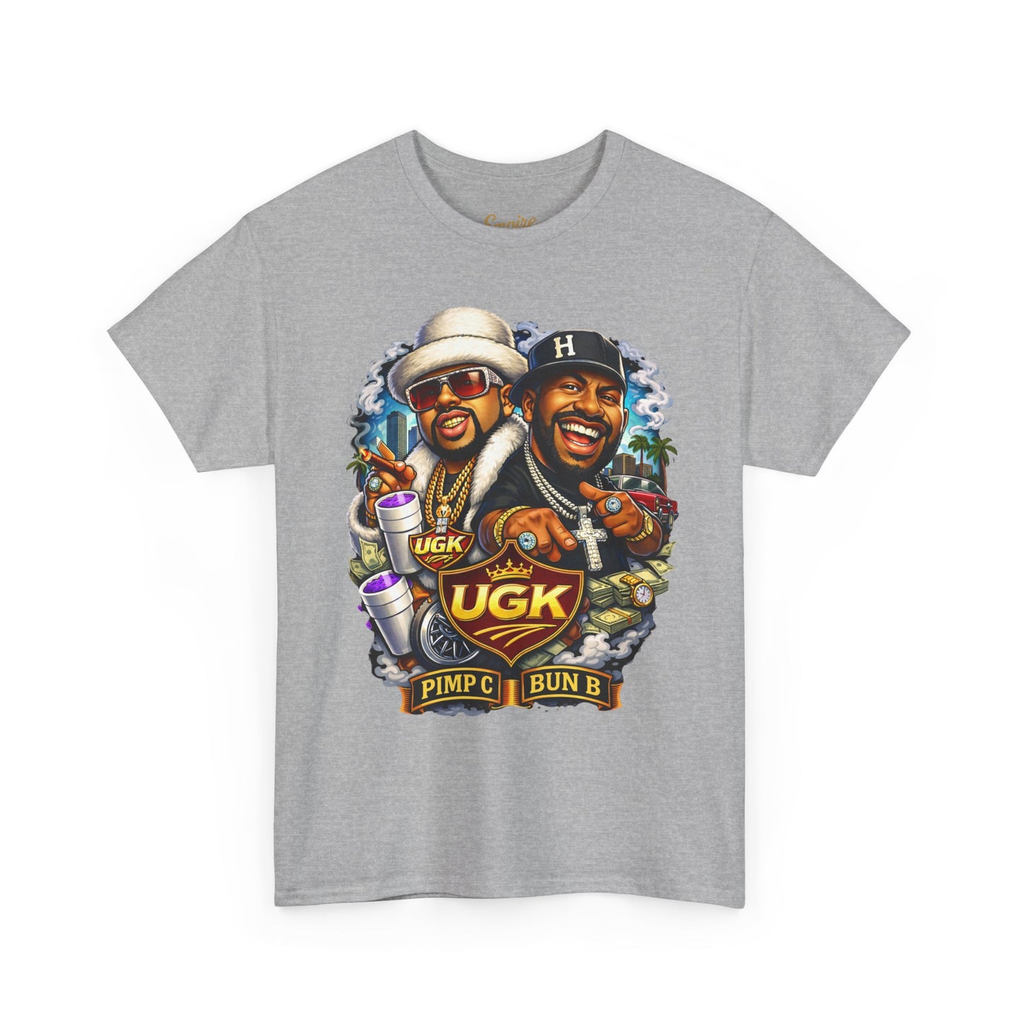UGK Pimp & Bun B Graphic T-Shirt — Retro Hip Hop Tribute Tee